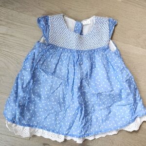 F&F Baby Girls Smocked Dress 9 Months
